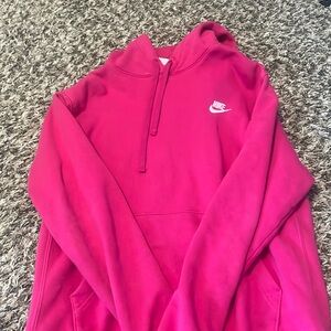 pink nike hoodie